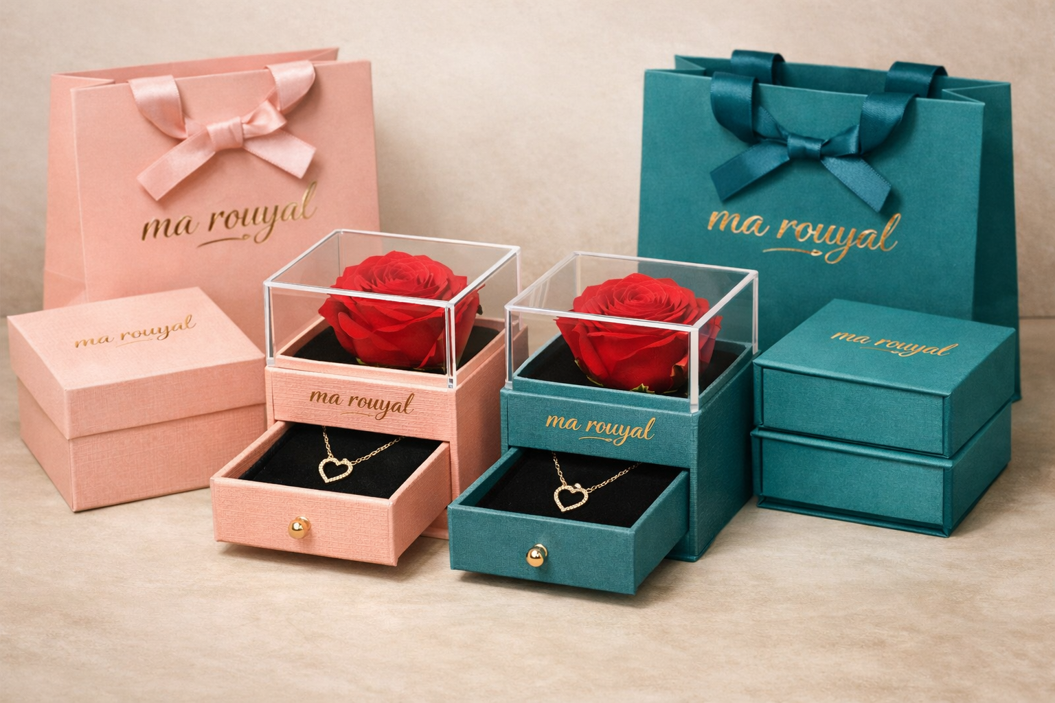 Édition Royale – Bijoux & Rose Éternelle